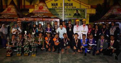 PASPRAMSAT MAN 1 Medan Sukseskan Kejuaraan Paskibra BAMBU Series XI 2023 se-Sumatera Utara di MAN 1 Medan
