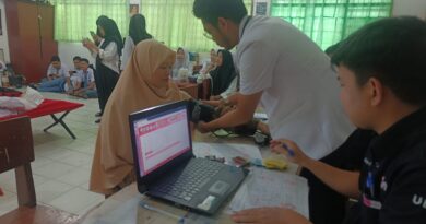 Pelaksanaan Donor Darah Program Kerja PMR MAN 1 Medan