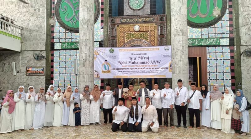 Menumbuhkan Generasi Berakhlak Mulia melalui Peringatan Isra Mi’raj di MAN 1 Medan